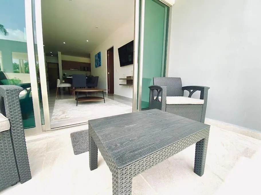 Moderno Departamento Planta Baja Con Alberca Apartment Cancun