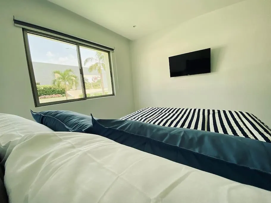 Moderno Departamento Planta Baja Con Alberca Apartment Cancun