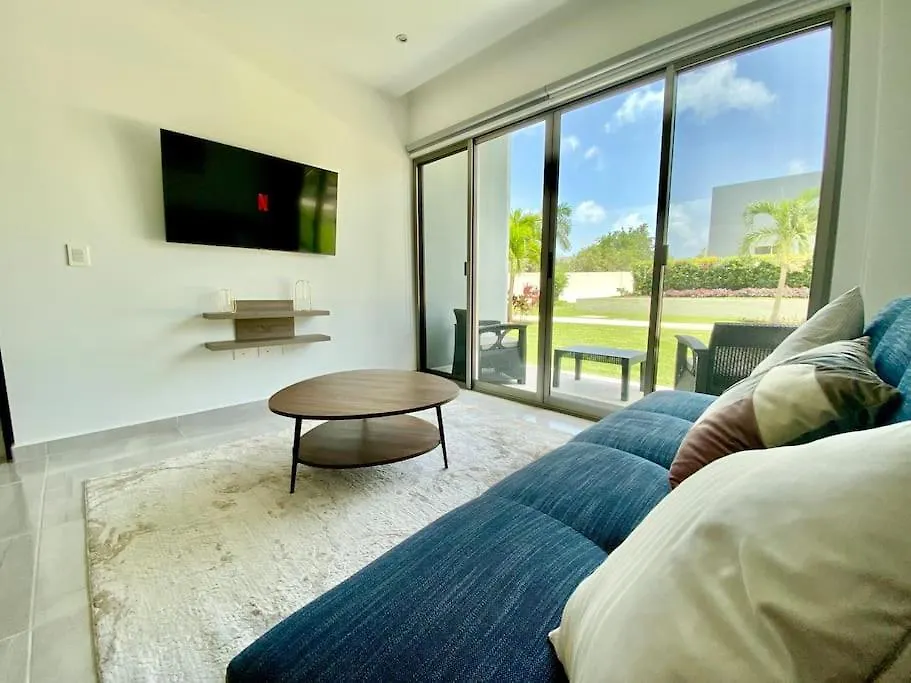 Moderno Departamento Planta Baja Con Alberca Apartment Cancun