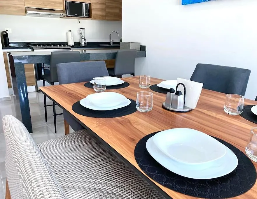 Apartmán Moderno Departamento Planta Baja Con Alberca Cancún 0*,