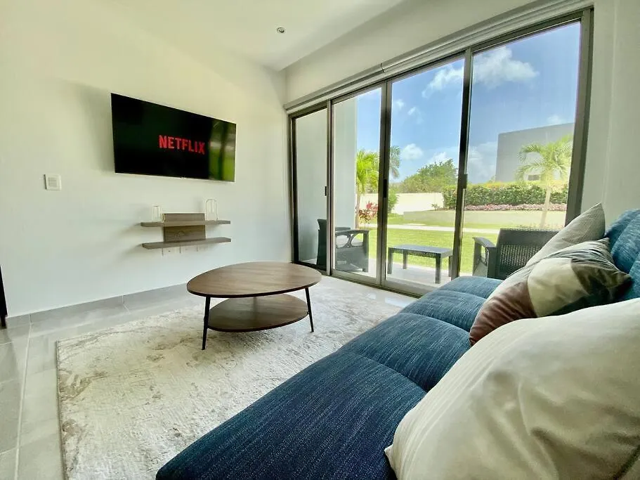 Apartmán Moderno Departamento Planta Baja Con Alberca Cancún 0*,